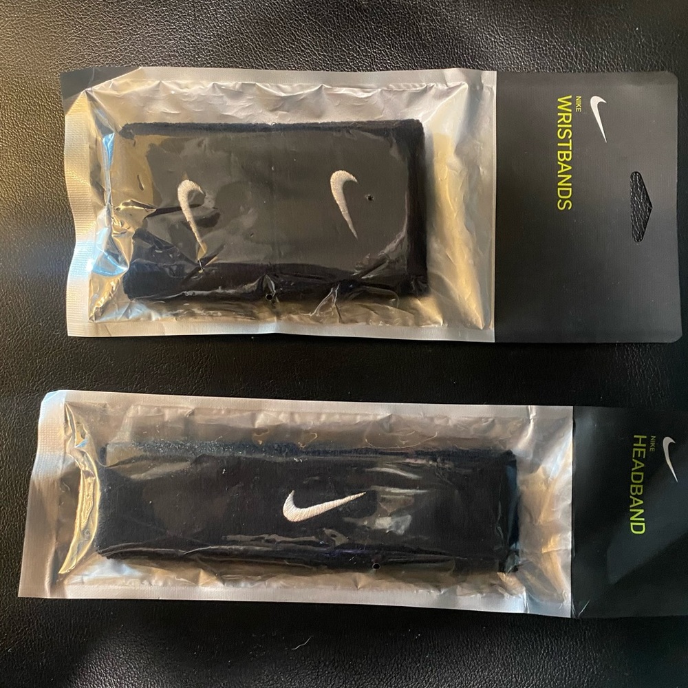 Nike Sweatband Set 🖤